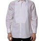 White Bib Cotton Poplin Dress Formal Shirt