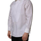 White Bib Cotton Poplin Dress Formal Shirt