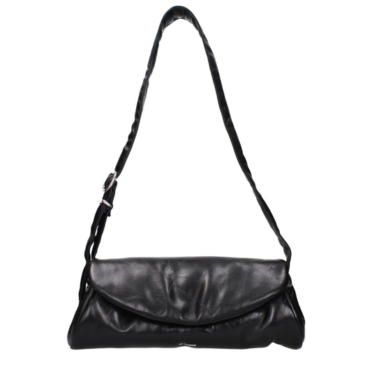Black Leather Crossbody Bag