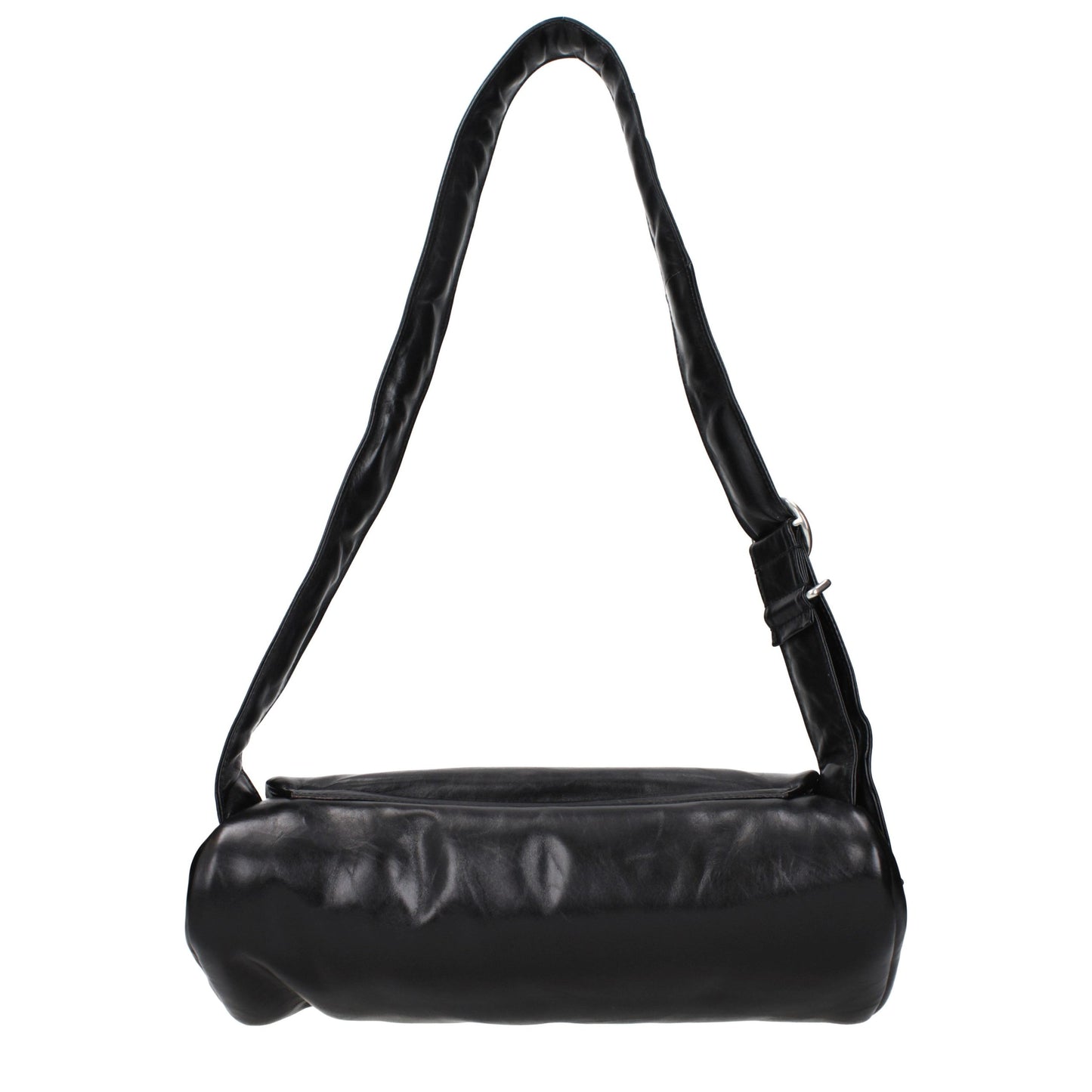 Black Leather Crossbody Bag