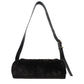 Black Fur Crossbody Bag