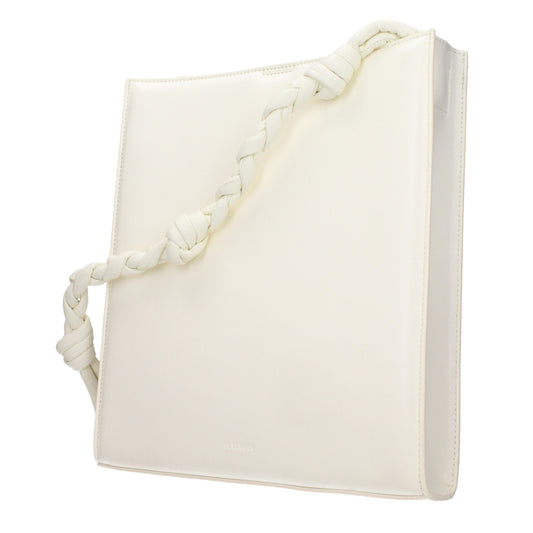 White Leather Shoulder Bag