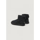 Black Suede Leather Ankle Boots