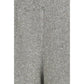 Silver Polyamide Casual Pants