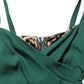 Green Ruched Sweetheart Bodycon Midi Dress