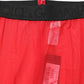 Red Nylon Stretch Slim Legging Trouser Pants
