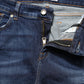 Blue Distressed Skinny Cotton Denim Jeans