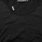 Black Cotton Round Neck Short Sleeves T-Shirt
