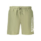Green Polyester Men's Swim Shorts