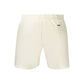 Beige Polyester Men's Short