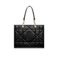 Black Leather Tote Bag