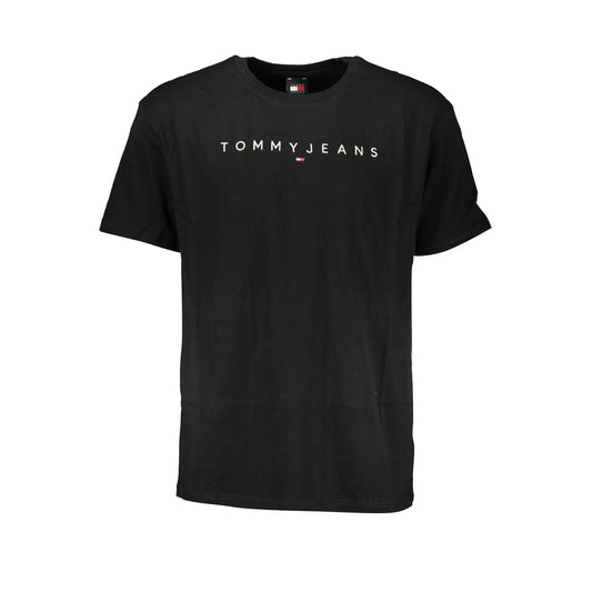 Black Cotton Men's T-Shirt