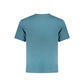 Blue Cotton Men's T-Shirt