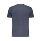 Blue Cotton Men's T-Shirt
