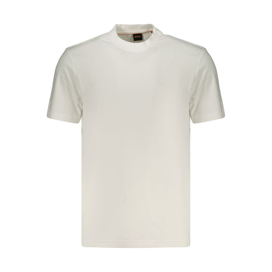 White Cotton Men's T-Shirt