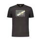 Black Cotton Men's T-Shirt