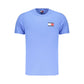 Blue Cotton Men's T-Shirt
