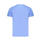 Blue Cotton Men's T-Shirt