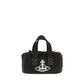 Black Cotton Shoulder Bag