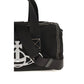 Black Cotton Shoulder Bag