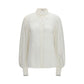 White Silk Blouse