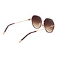 Rose Gold Metal Sunglasses