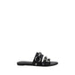 Black Lamb Ovis Aries Aries Flat Sandals