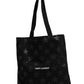 Rive Droite Black Tote Bag With Star Print Tote bag