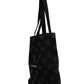Rive Droite Black Tote Bag With Star Print Tote bag