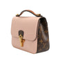 Pink Vernis and Monogram Canvas Cherrywood BB Shoulder Bag