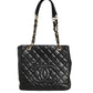 Caviar Petit Shopping Tote (PST) Black
