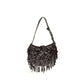 Brown Polyester Shoulder Bag