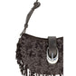 Brown Polyester Shoulder Bag