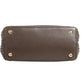 Brown Quilted Lambskin Leather Dotcom Click Small Shoulder Bag