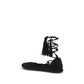 Black Recycled Polyester Ballet Flats