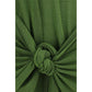 Bicolor Viscose Casual Dress