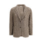 Brown Silk Blazer