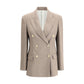 Beige Viscose Blazer