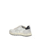 White Calf Leather Bos Taurus Low Top Sneakers