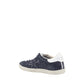 Blue Calf Leather Bos Taurus Low Top Sneakers