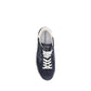 Blue Calf Leather Bos Taurus Low Top Sneakers