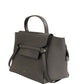 Nano Belt Bag in Grained Calfskin Grey