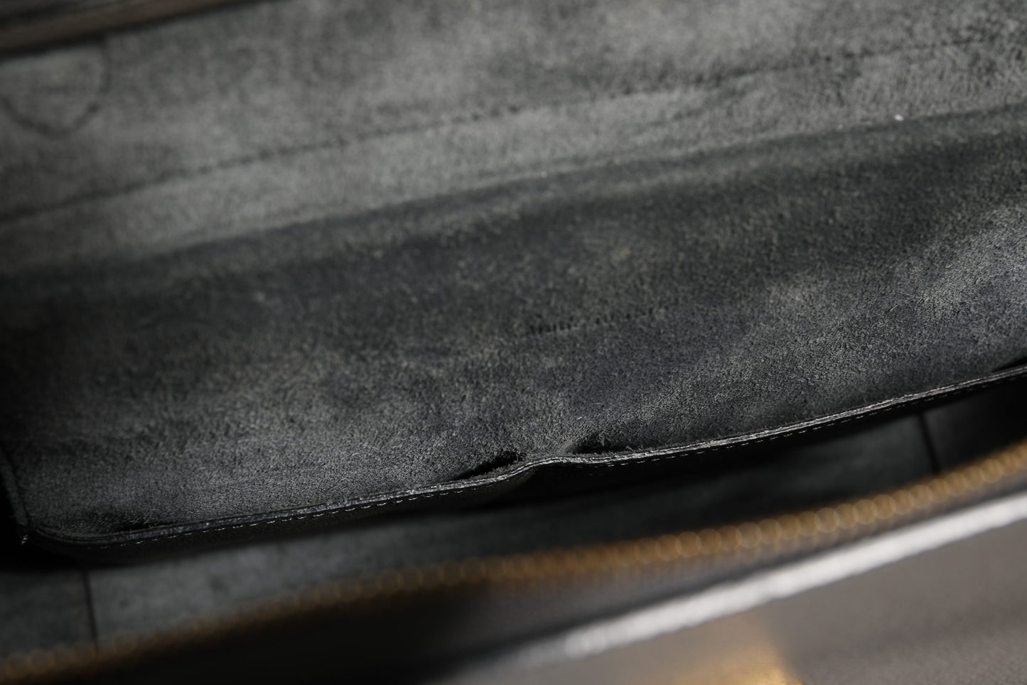 Nano Belt Bag in Grained Calfskin Grey