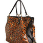 Visetos Leopard Aren Medium Shopper Tote