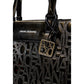 Black Polyester Handbag