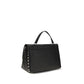 Black Calf Leather Bos Taurus Handbag