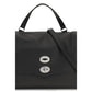 Black Calf Leather Bos Taurus Handbag