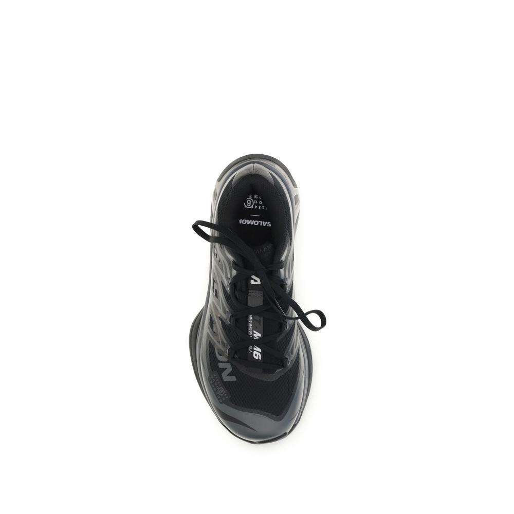 Black Polyamide Athletic Sneakers