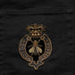 Black Heraldic Embroidered Skinny Denim Jeans