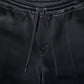 Black Polyester Jogger Men Sweatpants Pants